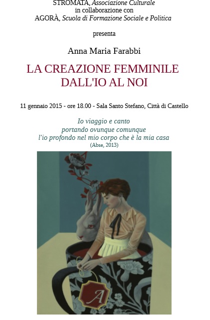 La creazione femminile dall'io al noi